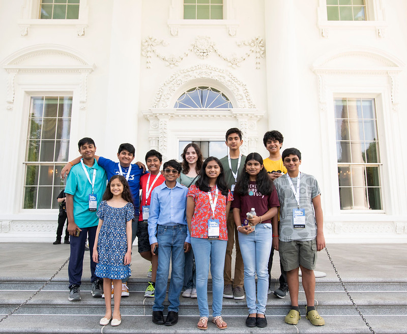 2023 Scripps National Spelling Bee Finalists at the White House
