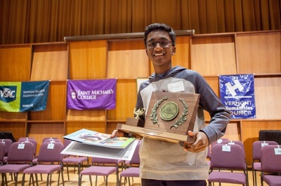 Raghav Dhandi wins Vermont Spelling Bee